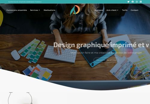 Aurélie Ducret Graphiste Webdesigner