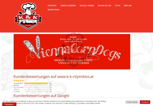 K&K Cityimbiss Vienna CornDogs Kreativ Kulinarik