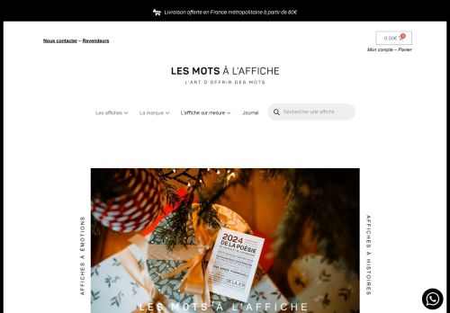 Les mots à l'affiche
