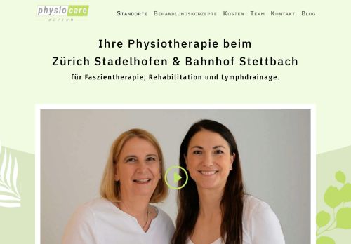 Physiotherapie physiocare-zürich