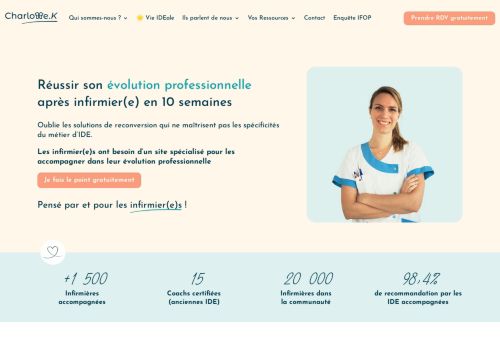Charlotte K - Le Site Spécialisé dédié à l'Évolution Professionnelle Des Infirmiers
