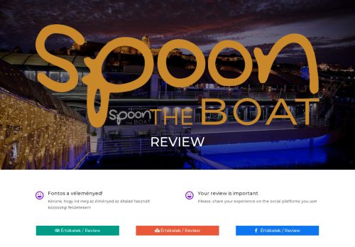 Spoon the boat