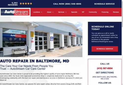 AutoStream Car Care Center - Baltimore