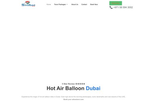 Sindbad Gulf Balloons | Hot Air Balloon Dubai