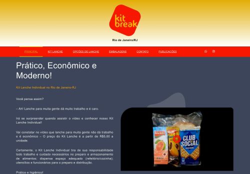 Kit Break | Kit Lanche RJ