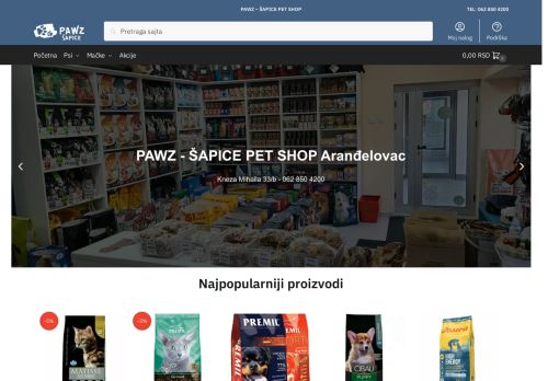 Pawz - Šapice Pet Shop