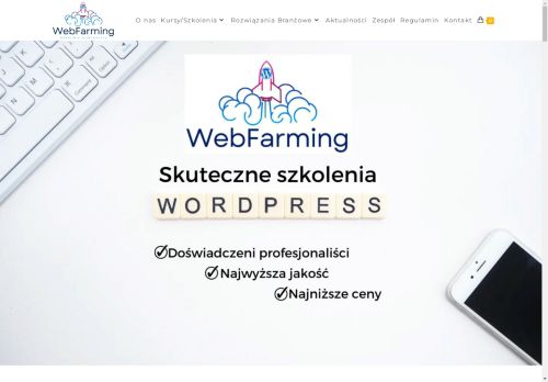 Webfarming - Szkolenia WordPress, SEO, WooCommerce, Tag Manager, Google Ads, Analytics