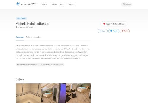 Victoria Hotel Letterario
