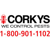 Corky's Pest Control logo