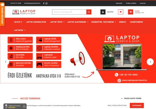 Laptop Szerviz & Shop Érd