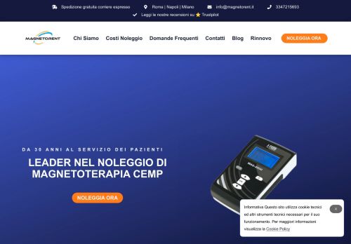 Noleggio Magnetoterapia Milano MagnetoRent