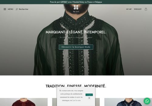 Muda Paris - Jabador, Caftan, Gandoura, Qamis - Artisanat marocain