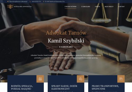 Adwokat Tarnów Kamil Szybilski - Kancelaria Adwokacka