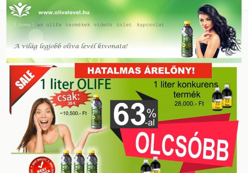 www.olivalevel.hu