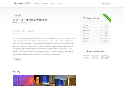 SPA H14 | Fitness & Wellness