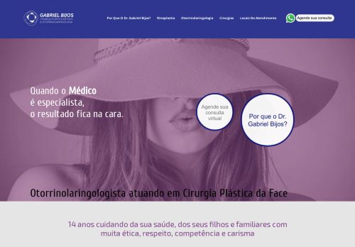 Rinoplastia em Salvador - Dr Gabriel Bijos (otorrino)