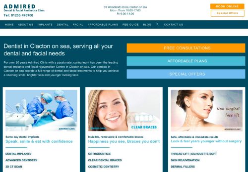 Clacton Dental Implants & Facial Aesthetics Centre | Admired Clinic
