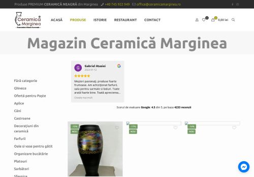 Marginea Black Poterry