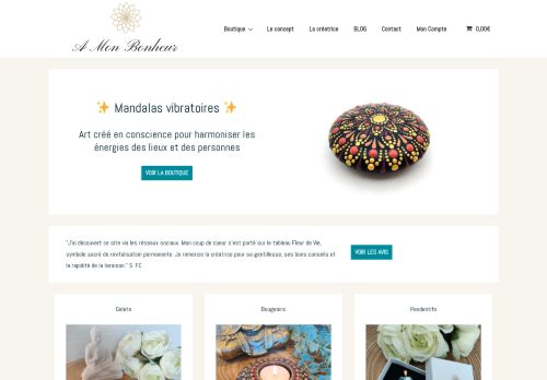 A Mon Bonheur ✨ Mandalas vibratoires