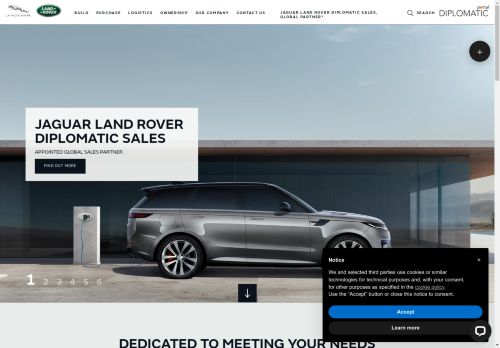 JAGUAR LAND ROVER DIPLOMATIC SALES