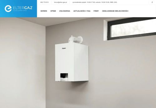 ELTER-GAZ: Autoryzowany Serwis Instalator Termet Vaillant Buderus. Chemiczne czyszczenie instalacji.