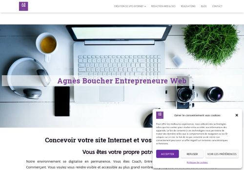 Agnès Boucher Création de site Internet & Autrice