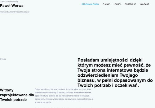 Paweł Worwa - strony internetowe, sklepy internetowe, marketing Środa Śląska