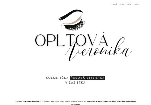 Prodlužování řas a kosmetika Veronika Opltová - Neratovice