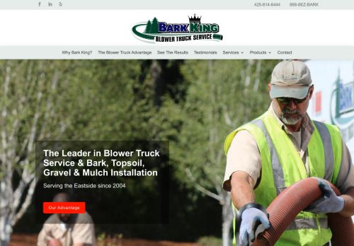 Bark King Blower Truck Service