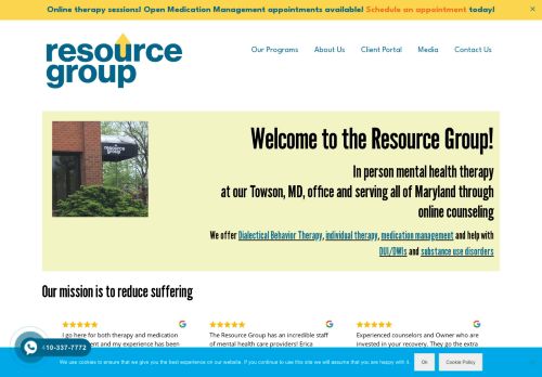The Resource Group Counseling and Education Center
