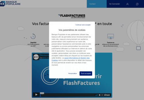 www.flashfactures.banquepopulaire.fr