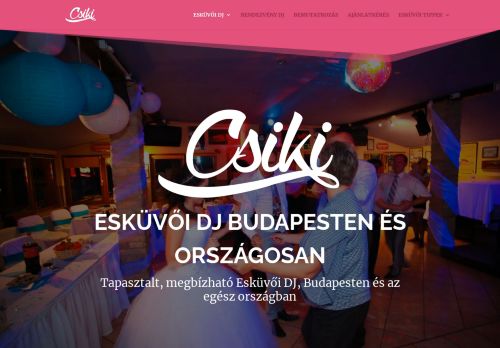 Esküvői DJ - DJ Csiki