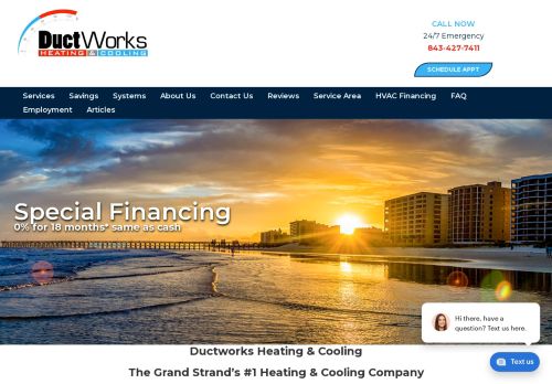 Certified HVAC Contractor | North Myrtle Beach, SC | Ductworks Heating u0026  Cooling
