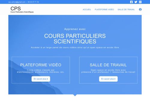 Cours Particuliers Scientifiques