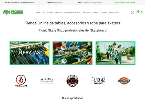 picnicskateshop.net