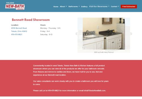 https://www.toledonewbath.com - Bennett Showroom