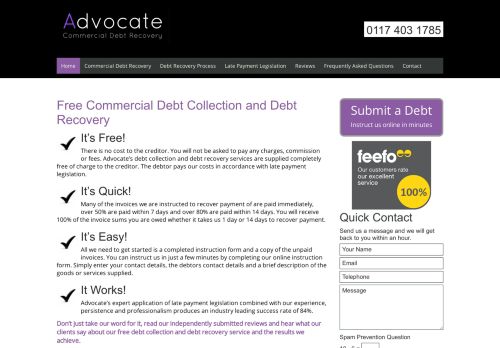 Advocate Commercial Debt Recovery