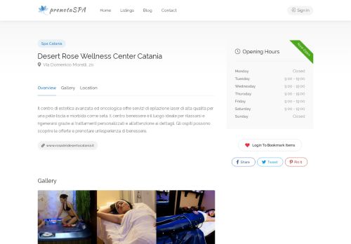 Desert Rose Wellness Center Catania
