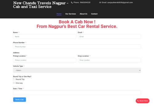 New Chandu Travels Nagpur - Tadoba Cab Service | Pench Cab Service | Car Hire | Outstation Cab