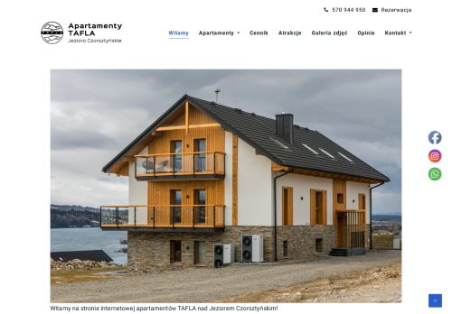 Apartamenty TAFLA nad Jeziorem Czorsztyńskim