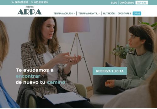 Centro ARPA - Psicología y Nutrición en Granada - Profesionales colegiados