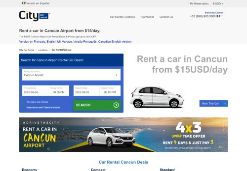www.citycarrental.com/cancun-car-rental