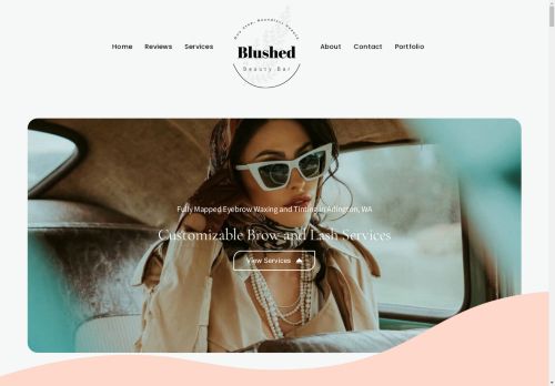 blushedbeautybar.co