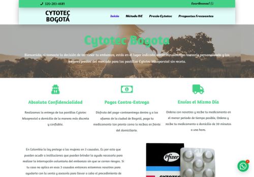 Cytotec Colombia | Ventas Cytotec | Ventas Misoprostol Colombia