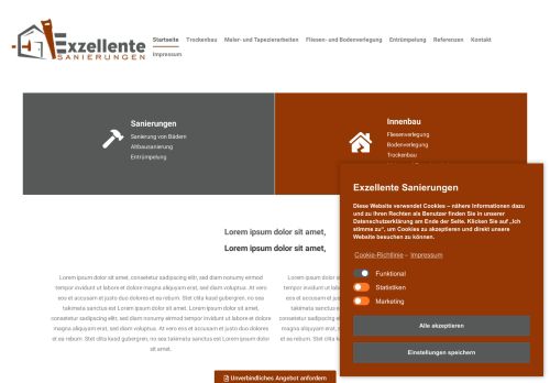 Exzellente Sanierungen