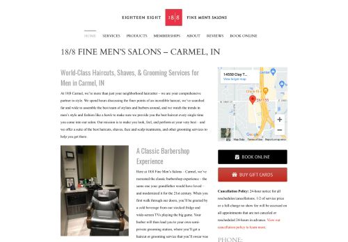 18/8 Fine Mens Salons - Carmel