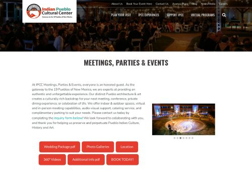Indian Pueblo Meetings Parties & Events