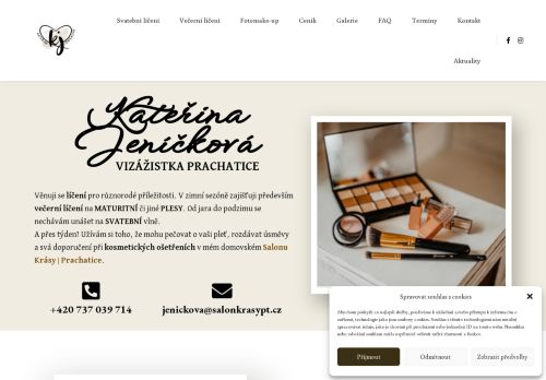 Kateřina Jeníčková - vizážistka Prachatice