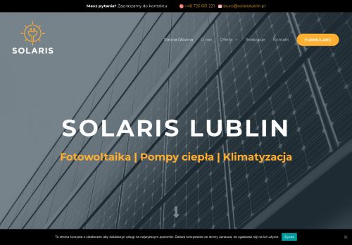 Solaris Lublin sp. z o.o. - fotowoltaika pompy ciepła klimatyzacja