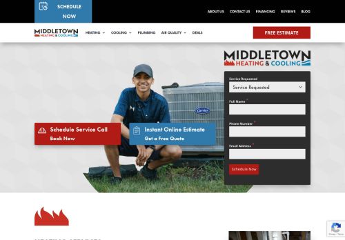 heating and cooling middletown